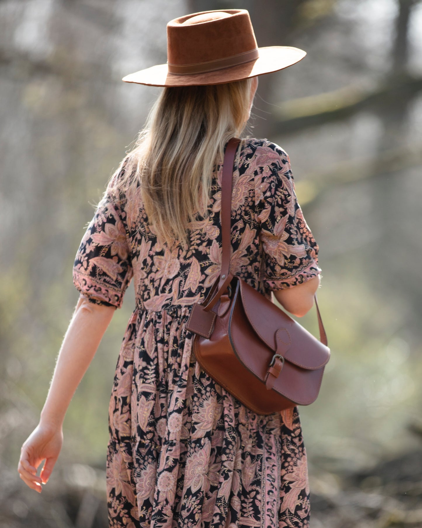 Borsa in pelle marrone scuro Collezione Princeton