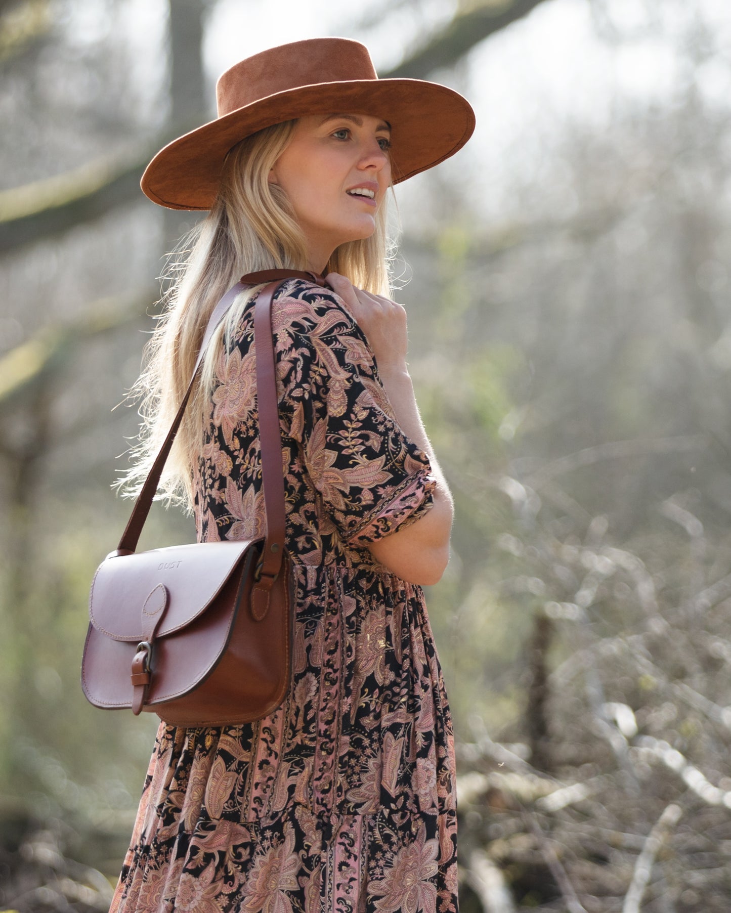 Borsa in pelle marrone scuro Collezione Princeton
