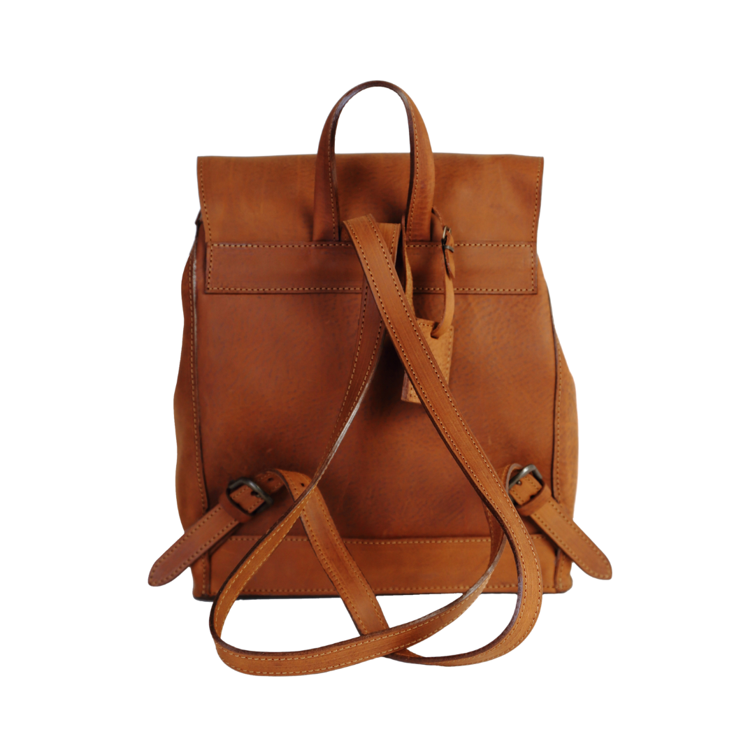 Zaino in pelle marrone Heritage Mod 103