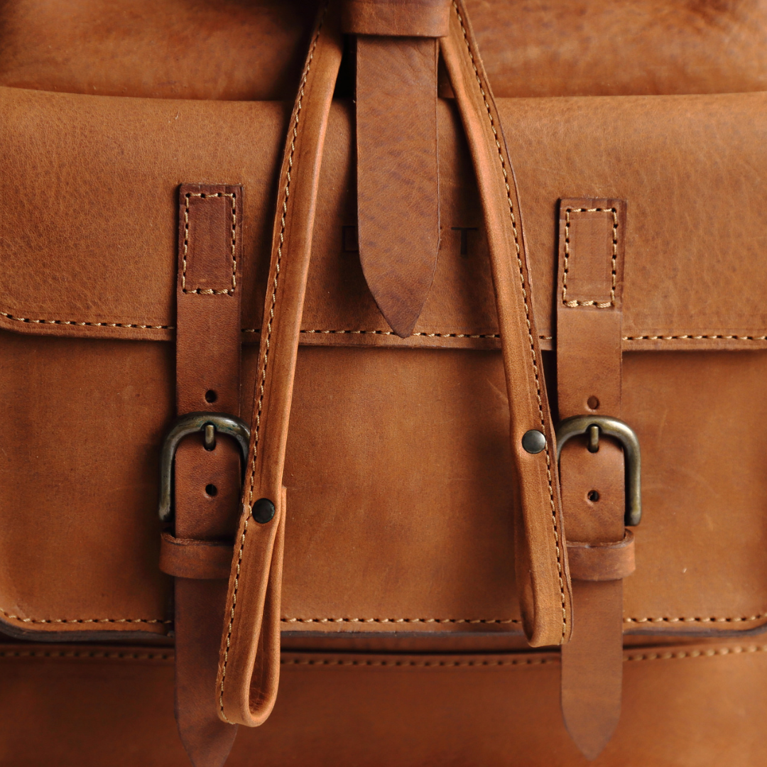 Zaino in pelle marrone Heritage Mod 103