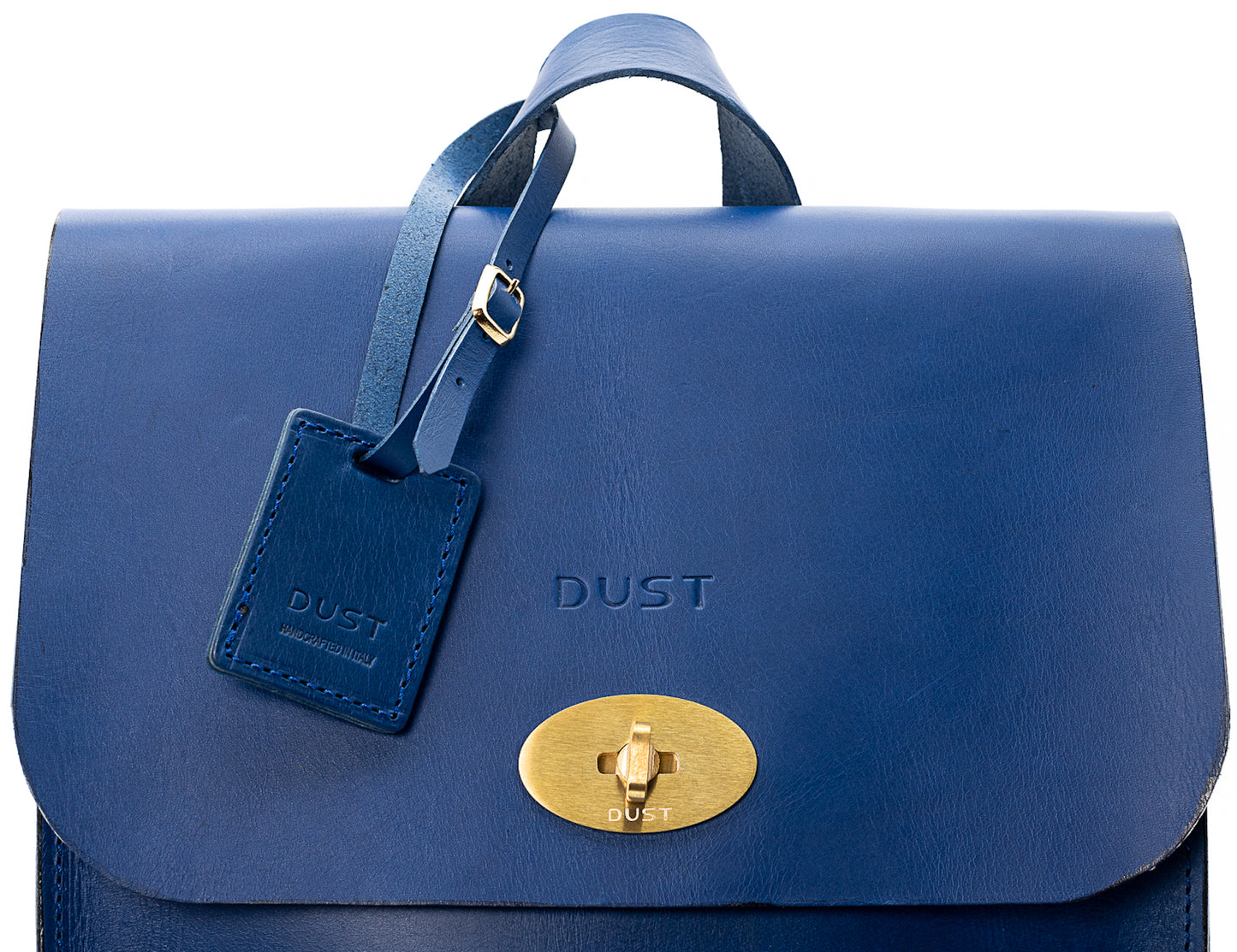 Zaino in pelle in Cuoio Blue Artist Collection