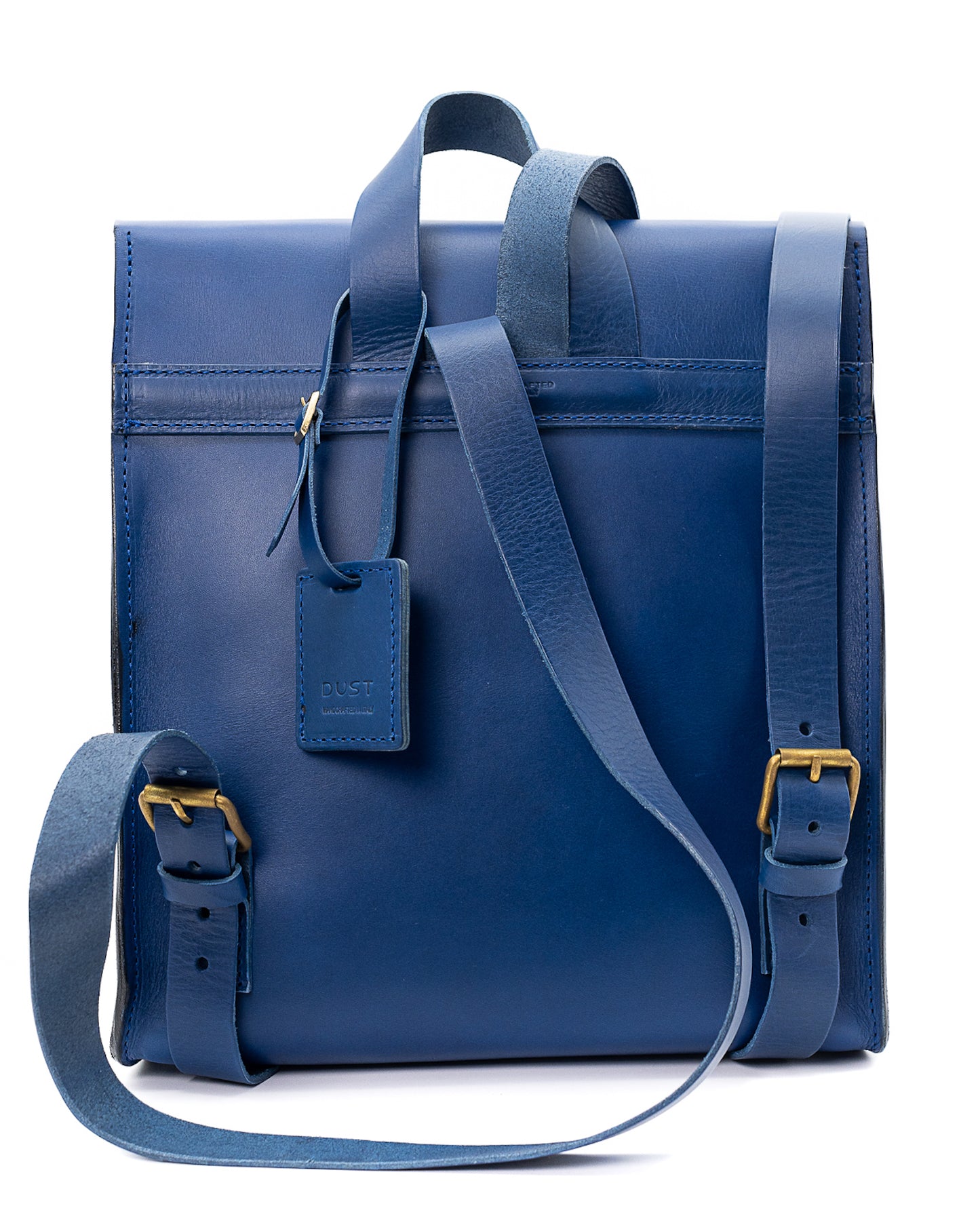Zaino in pelle in Cuoio Blue Artist Collection
