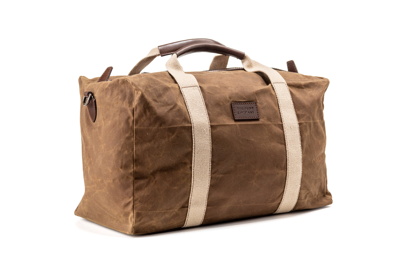 Duffle Bag In Waxed Cotton Made in USA Brown
