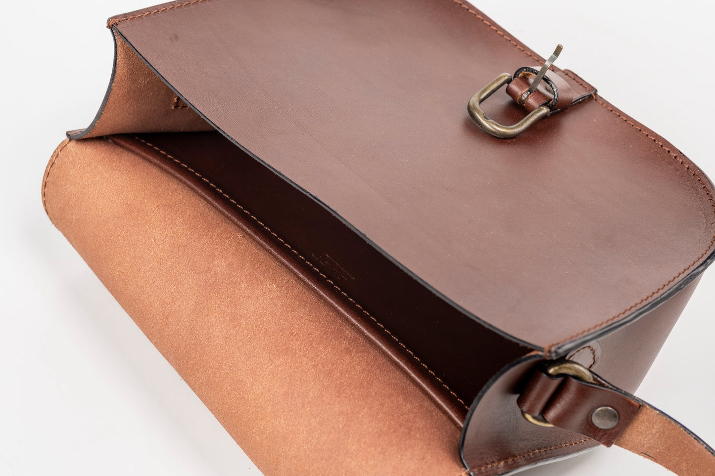 Borsa in pelle marrone scuro Collezione Princeton