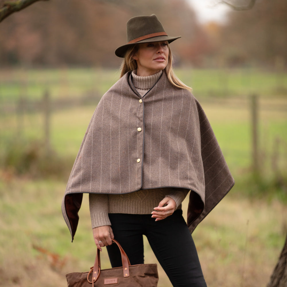 
                      
                        Leather Tote In Waxed Cotton Made in USA Brown
                      
                    