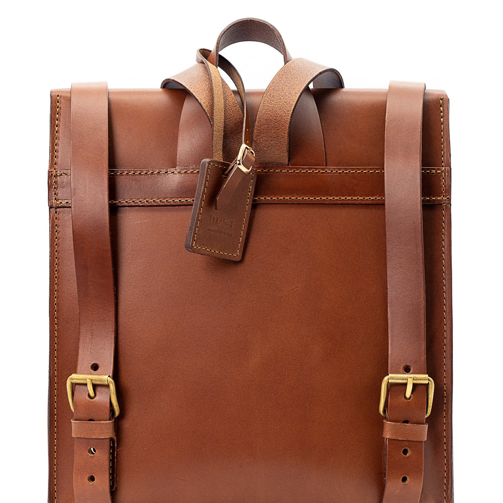 
                      
                        Leather Backpack in Cuoio Brown Artist Collection
                      
                    