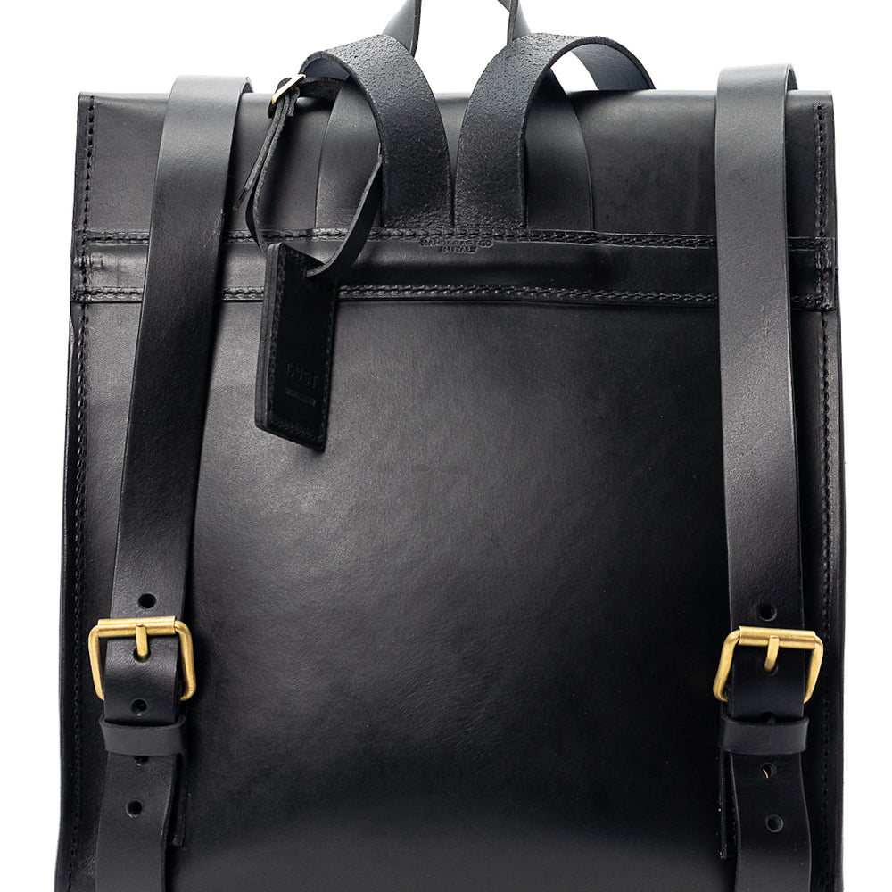 
                      
                        Leather Backpack in Cuoio Black Artist Collection
                      
                    