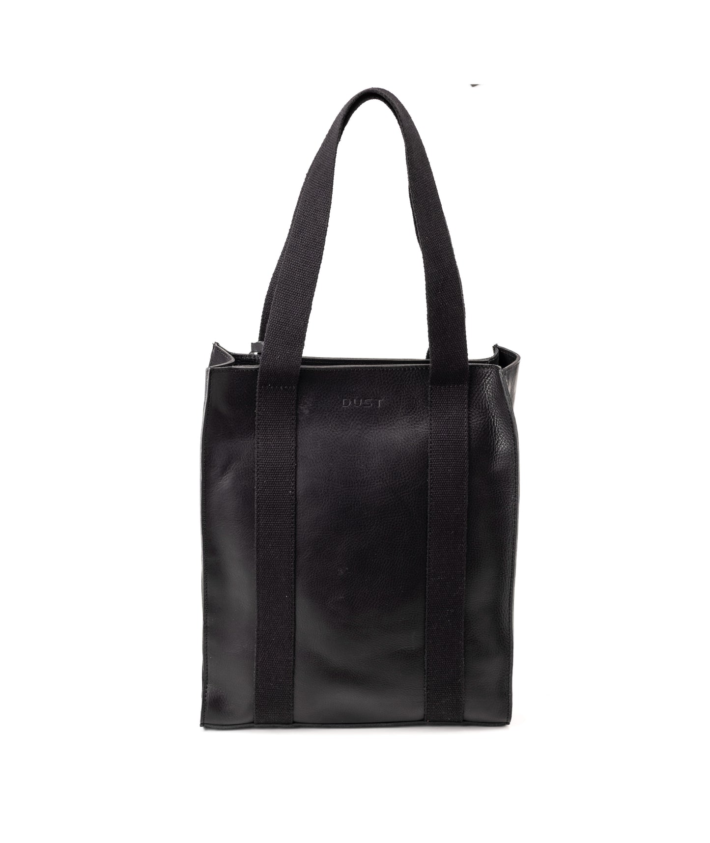 Leather Tote Black Manhattan Collection