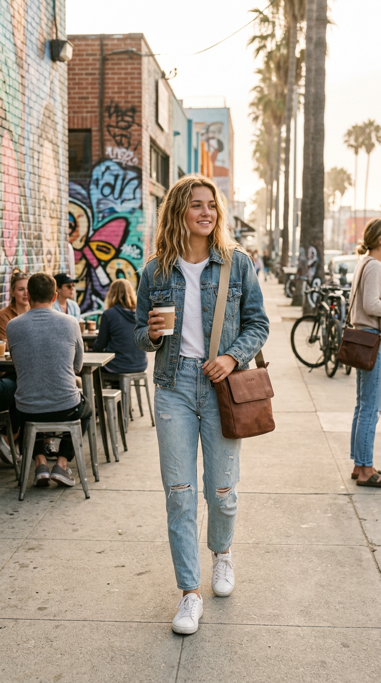 Leather Messenger Tobacco Park Avenue Collection