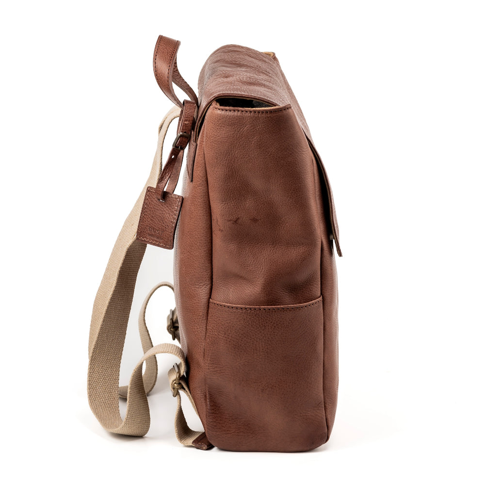 
                      
                        Leather Backpack Tobacco Boston Collection
                      
                    