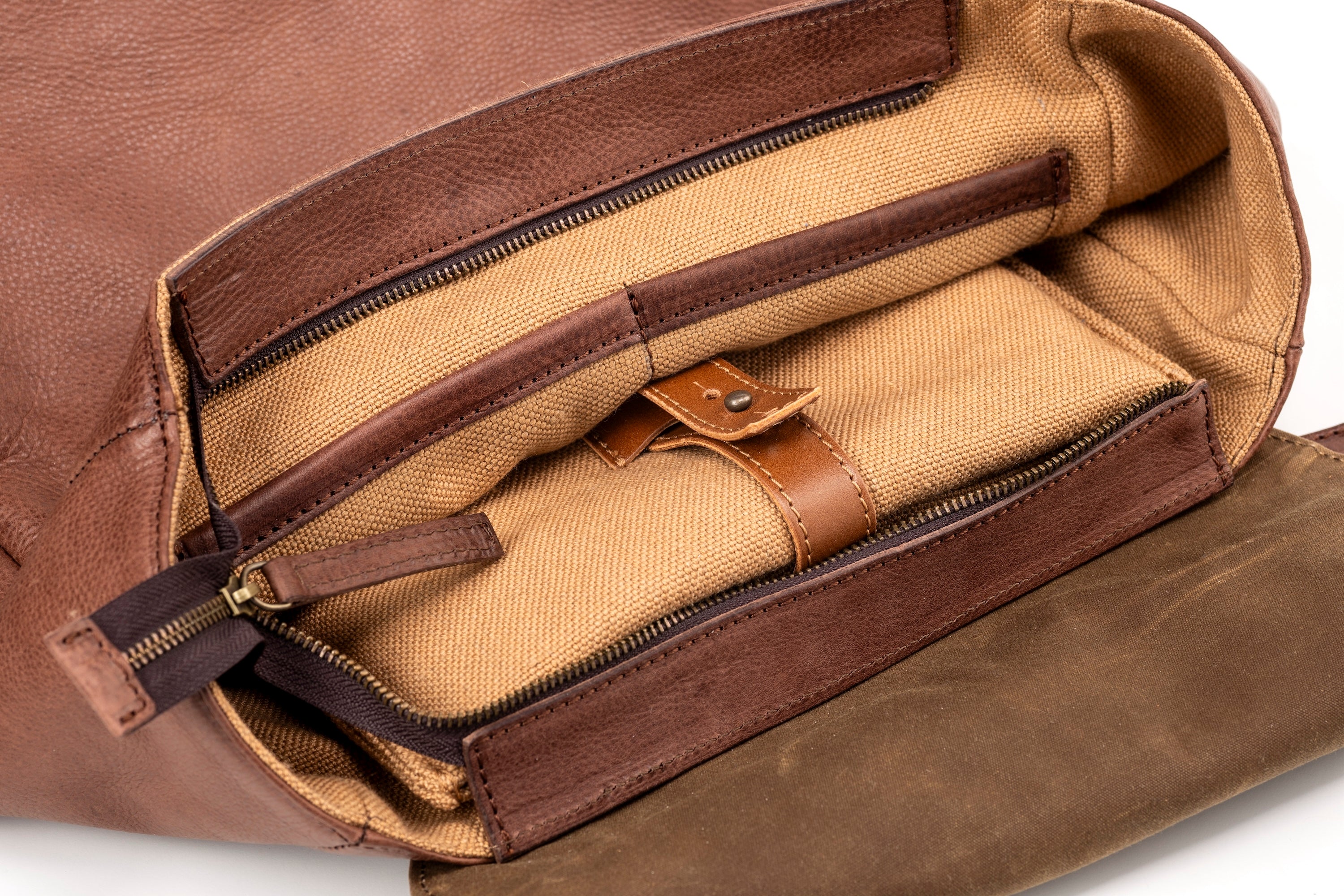Leather Backpack Tobacco Boston Collection – The Dust Company