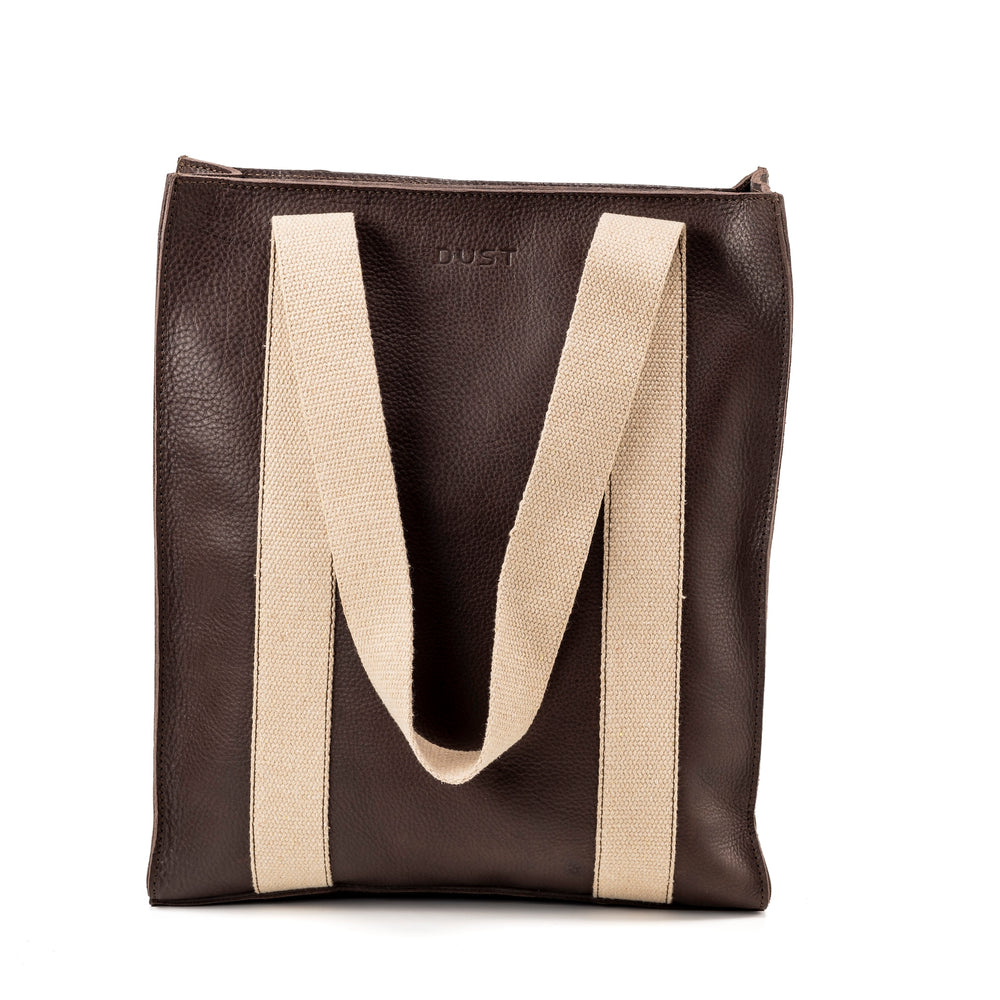 
                      
                        Borsa in pelle Coffee Manhattan Collection
                      
                    