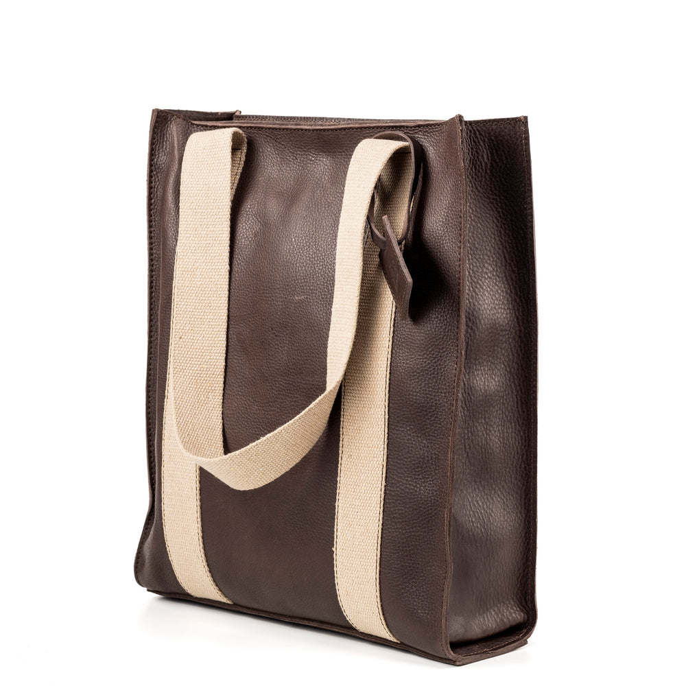 
                      
                        Borsa in pelle Coffee Manhattan Collection
                      
                    