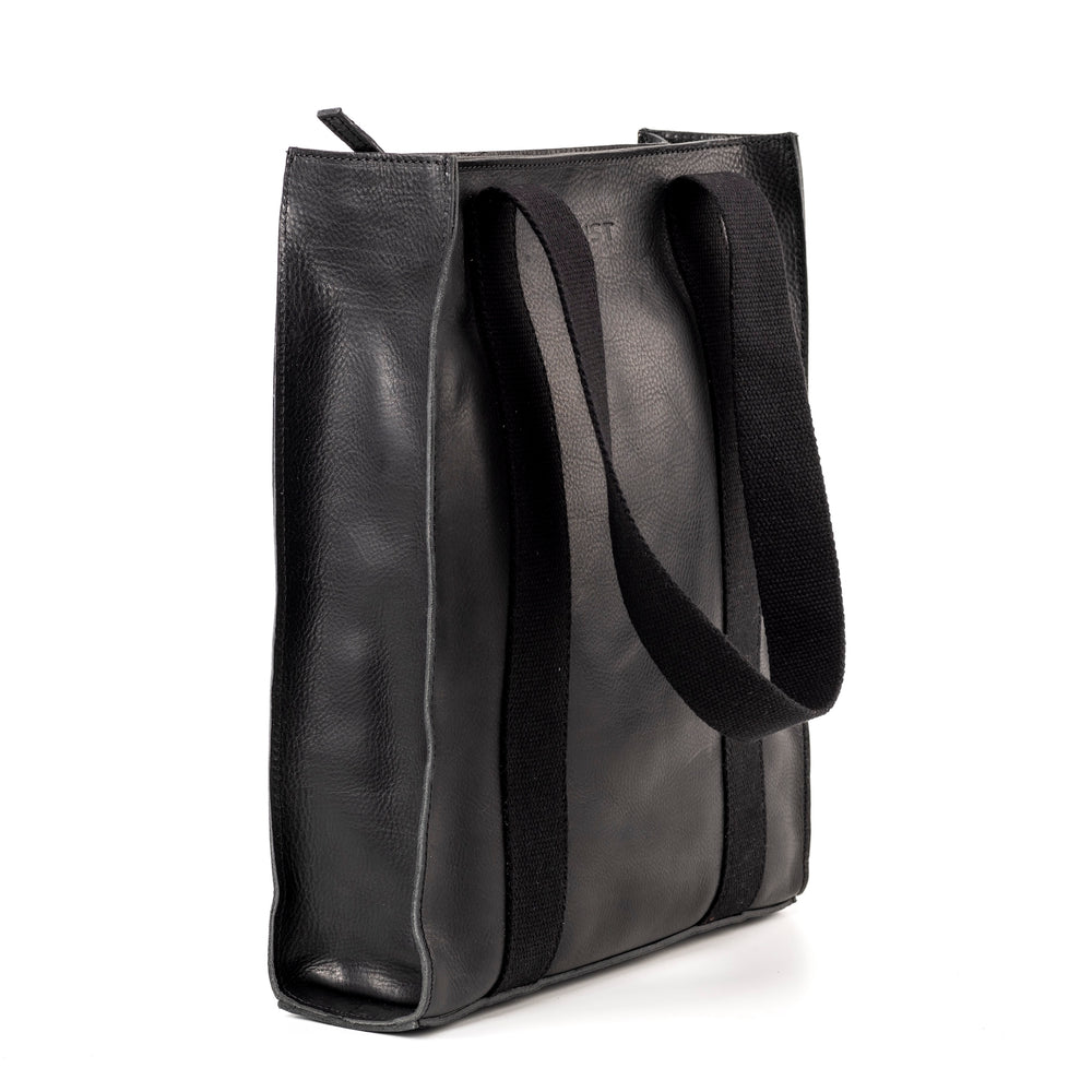 
                      
                        Borsa in pelle nera Manhattan Collection
                      
                    