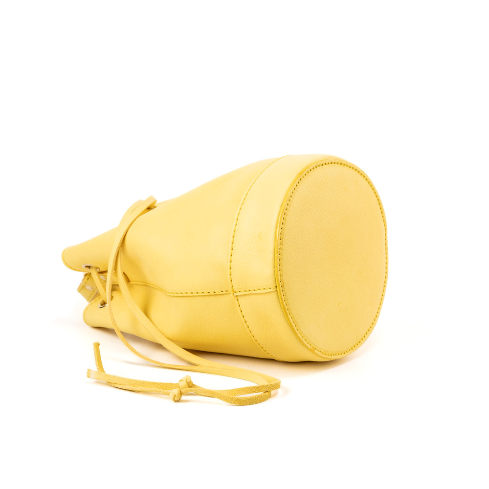 
                      
                        Leather Bucket Yellow Chelsea Collection
                      
                    