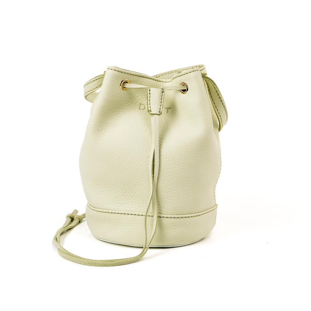 Leather Bucket Pistachio Chelsea Collection