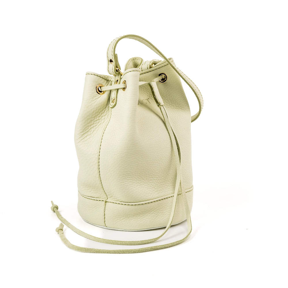 Leather Bucket Pistachio Chelsea Collection