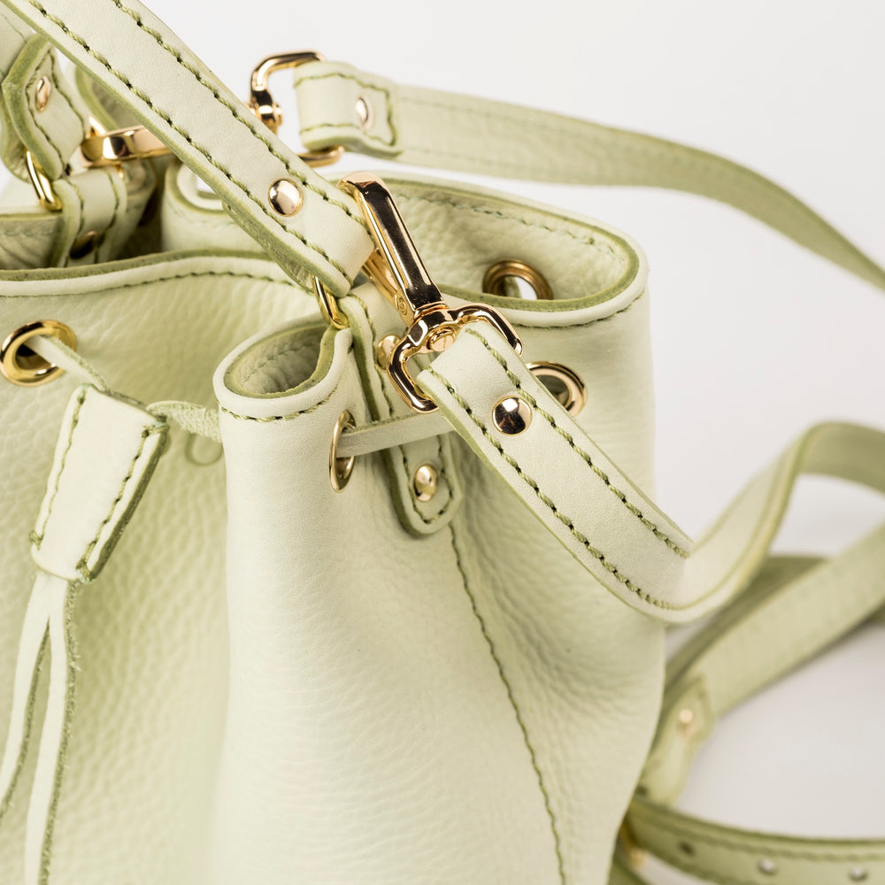 
                      
                        Leather Bucket Pistachio Chelsea Collection
                      
                    