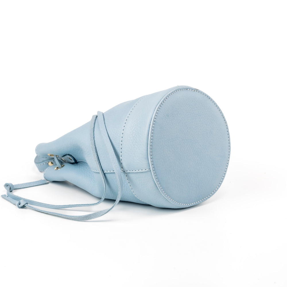 
                      
                        Leather Bucket Light Blue Chelsea Collection
                      
                    