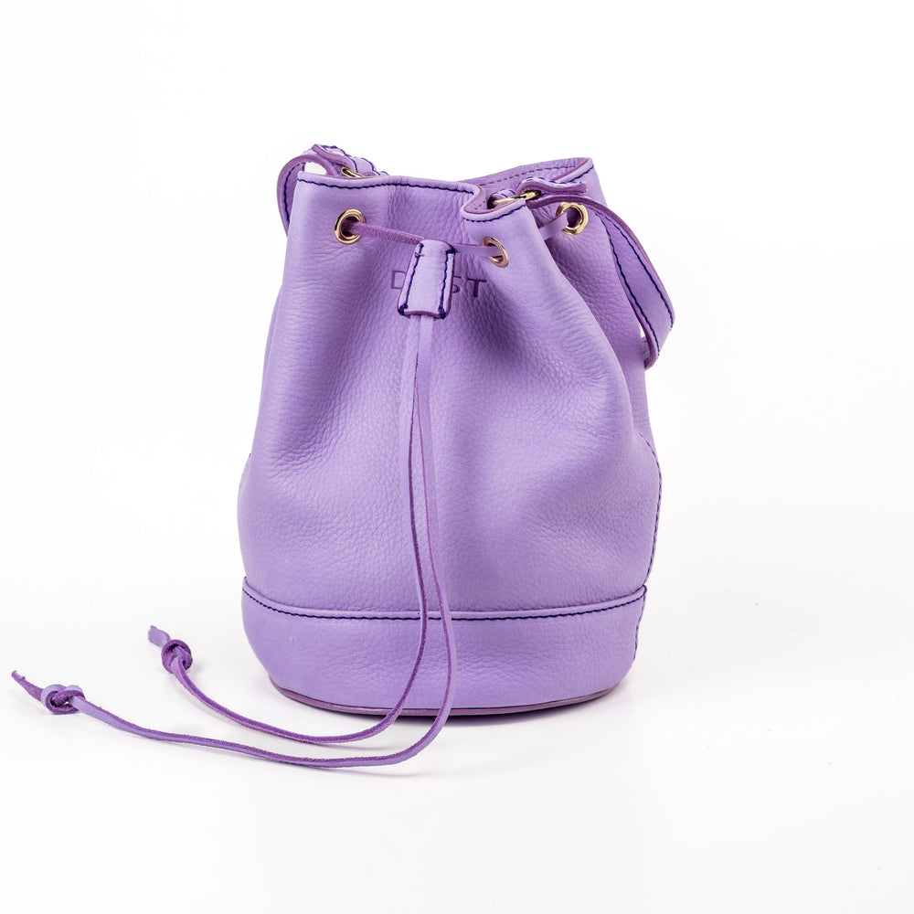 Leather Bucket Lavender Chelsea Collection