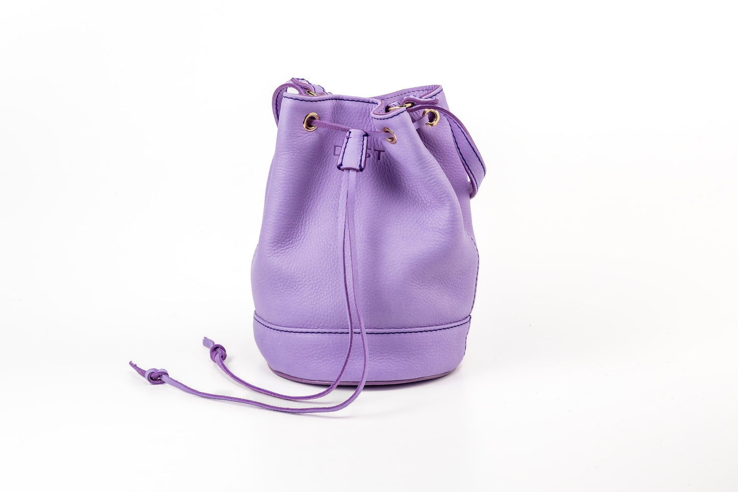 Leather Bucket Lavender Chelsea Collection