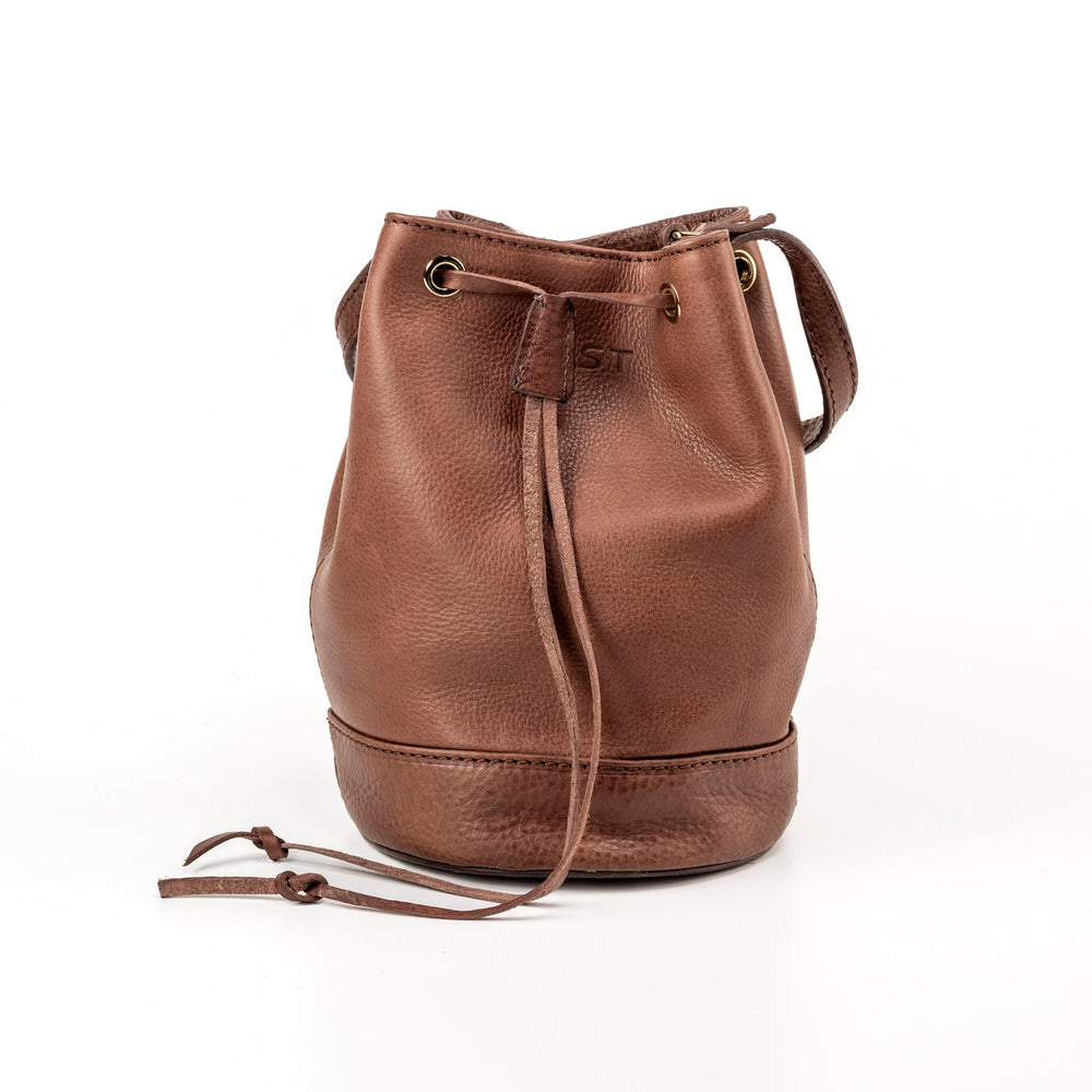 Leather Bucket Tobacco Chelsea Collection