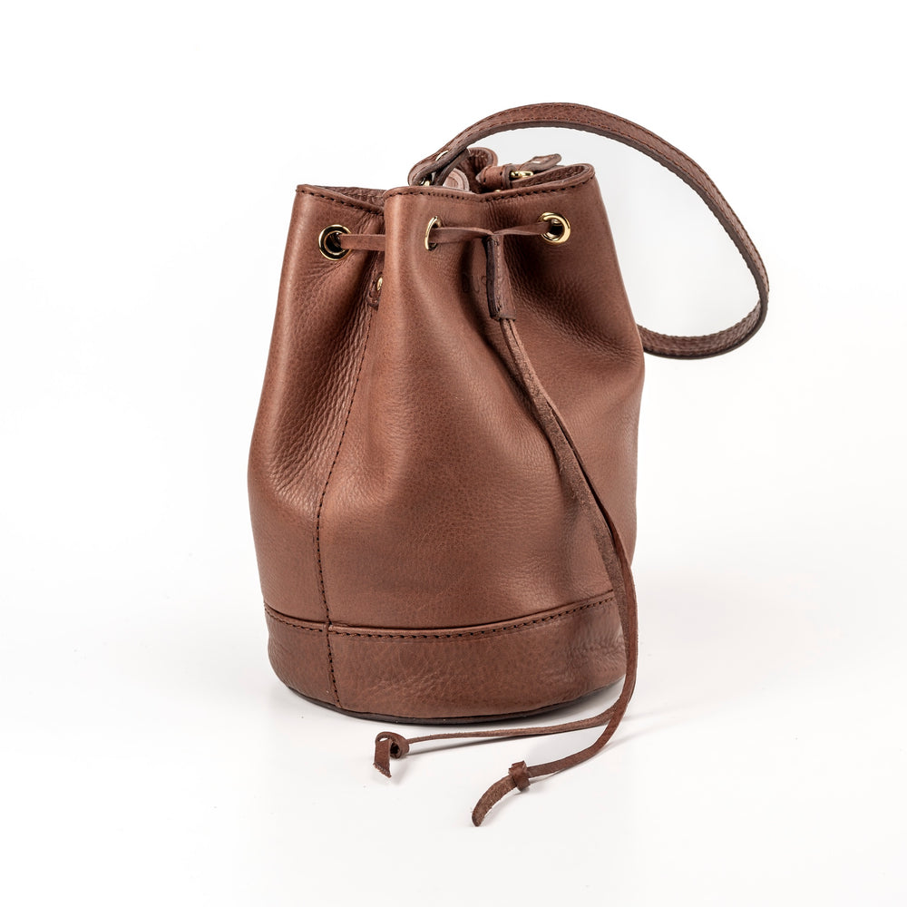 Leather Bucket Tobacco Chelsea Collection