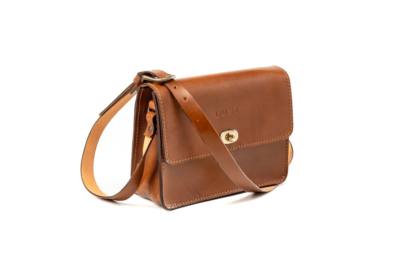 Leather Crossbody Brown The Santa Fe Collection