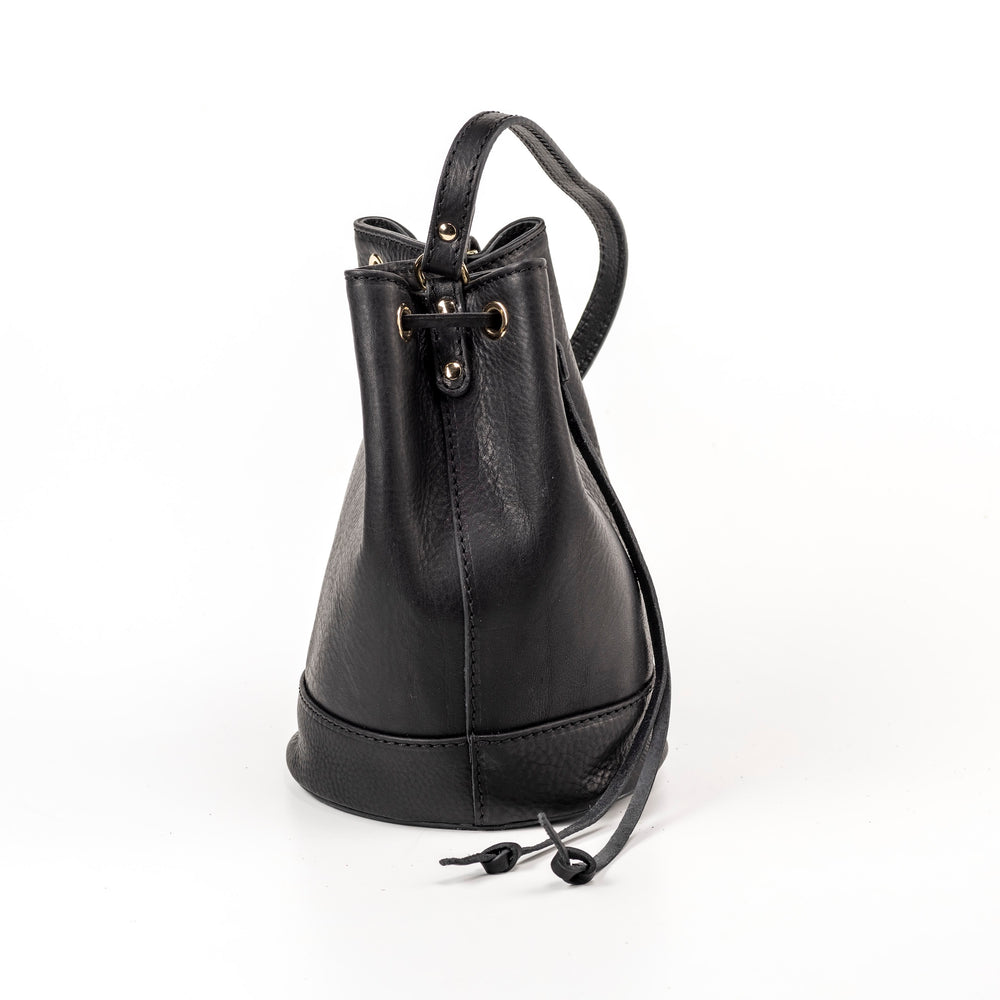 
                      
                        Leather Bucket Black Chelsea Collection
                      
                    