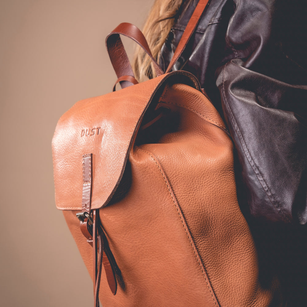 
                      
                        Leather Backpack in Arizona Brown
                      
                    