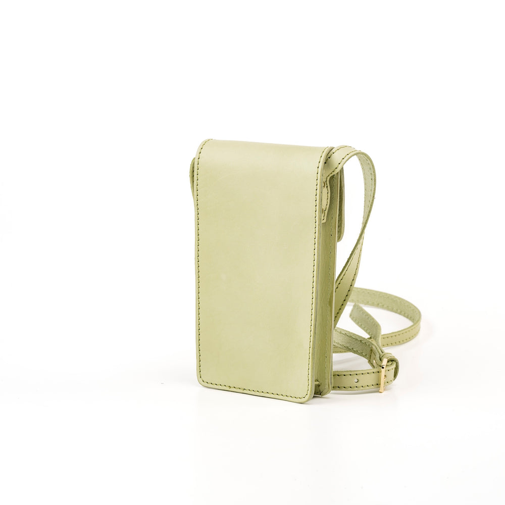 
                      
                        Leather Phone Holder Pistachio Silicon Valley Collection
                      
                    