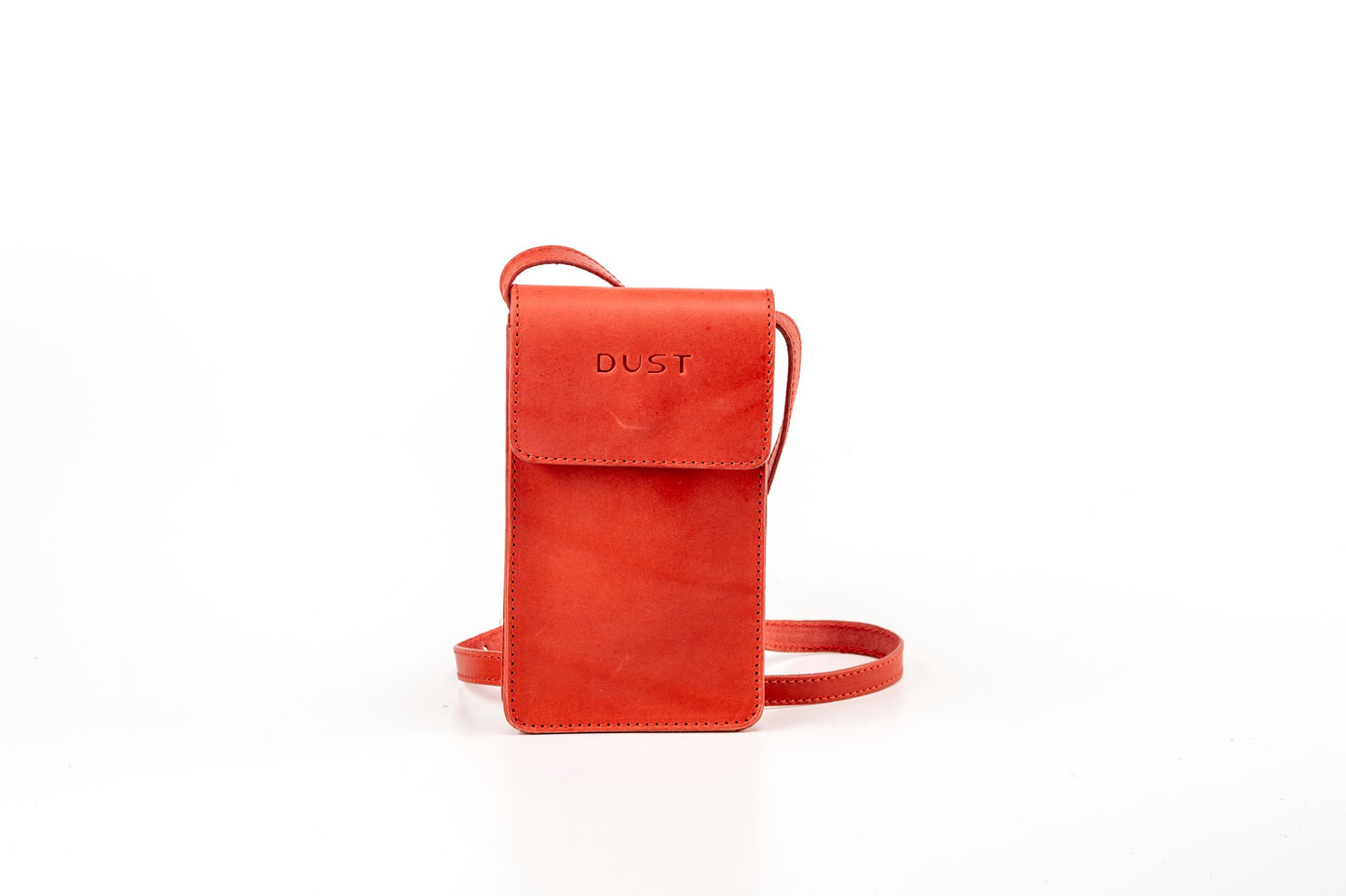 Leather Phone Holder Red Silicon Valley Collection