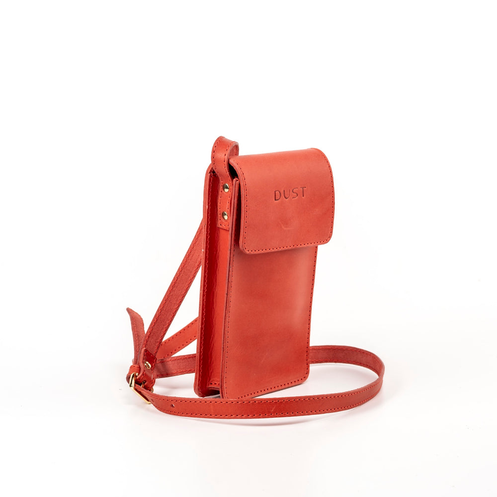 
                      
                        Leather Phone Holder Red Silicon Valley Collection
                      
                    