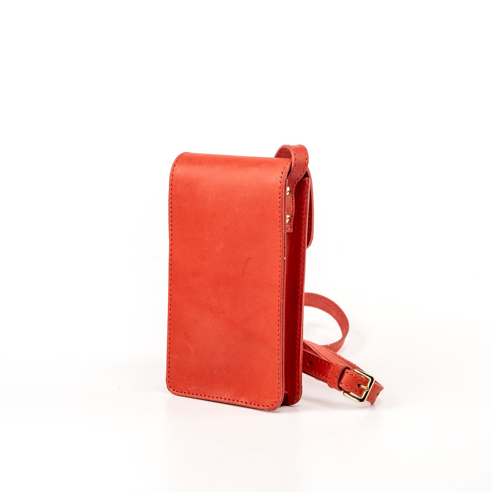 
                      
                        Leather Phone Holder Red Silicon Valley Collection
                      
                    