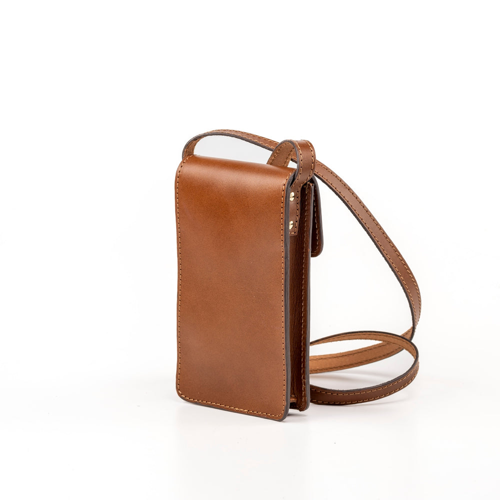 
                      
                        Leather Phone Holder Brown Silicon Valley Collection
                      
                    