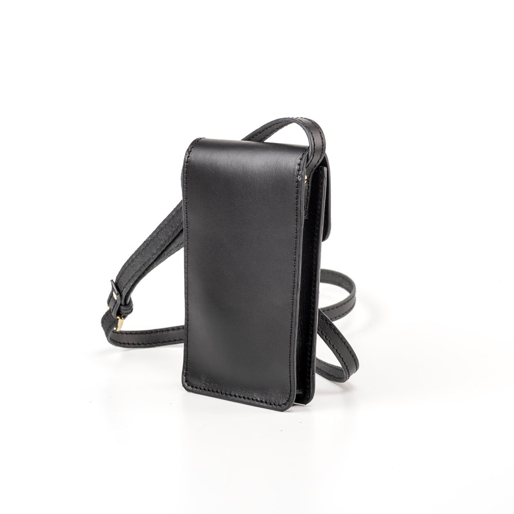 
                      
                        Leather Phone Holder Black Silicon Valley Collection
                      
                    