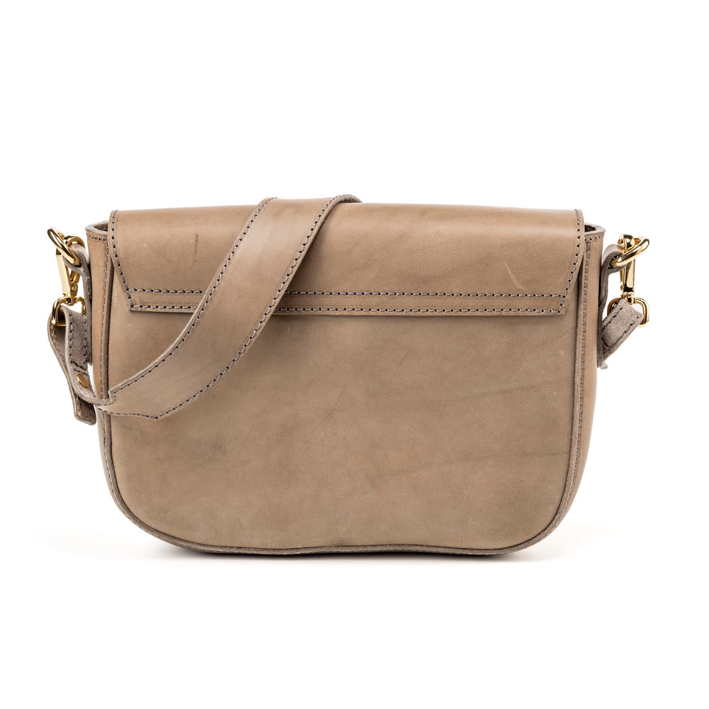 
                      
                        Leather Crossbody Taupe Broadway Collection
                      
                    