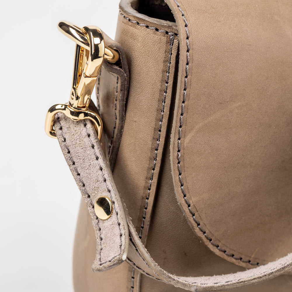 
                      
                        Leather Crossbody Taupe Broadway Collection
                      
                    