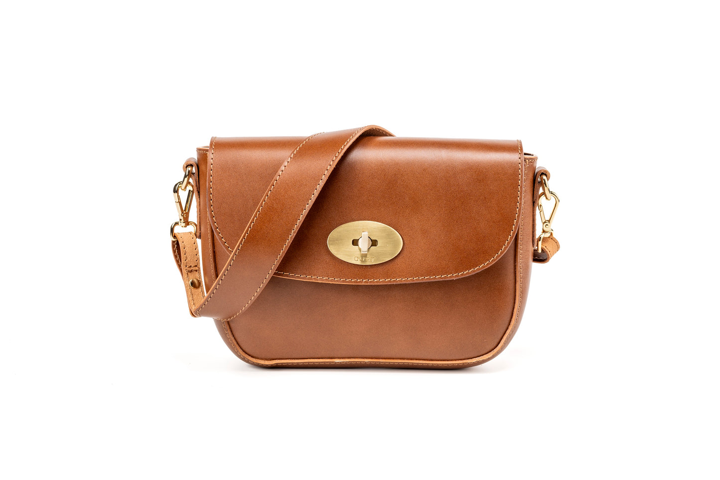 Leather Crossbody Brown Broadway Collection