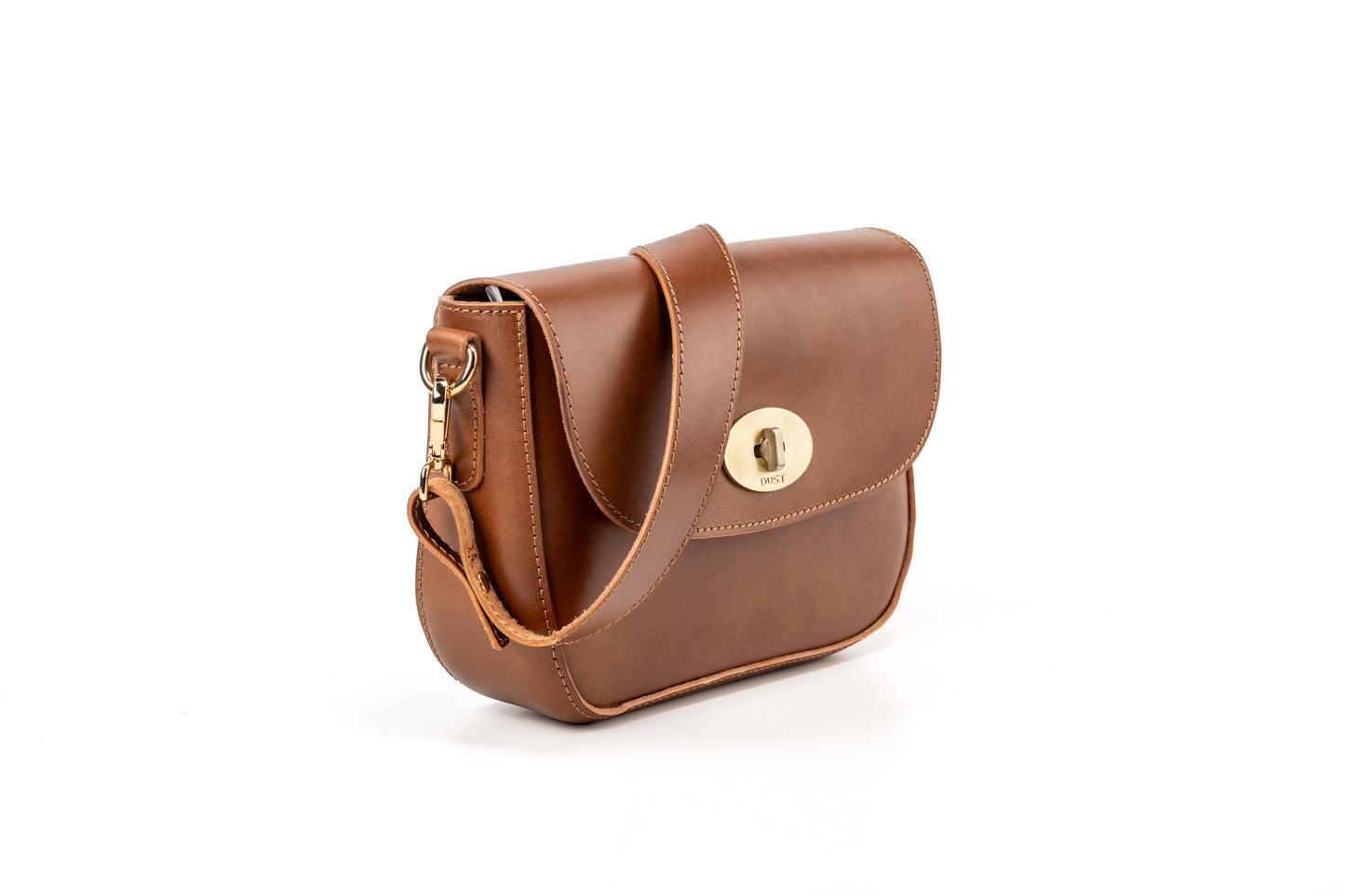 Leather Crossbody Brown Broadway Collection