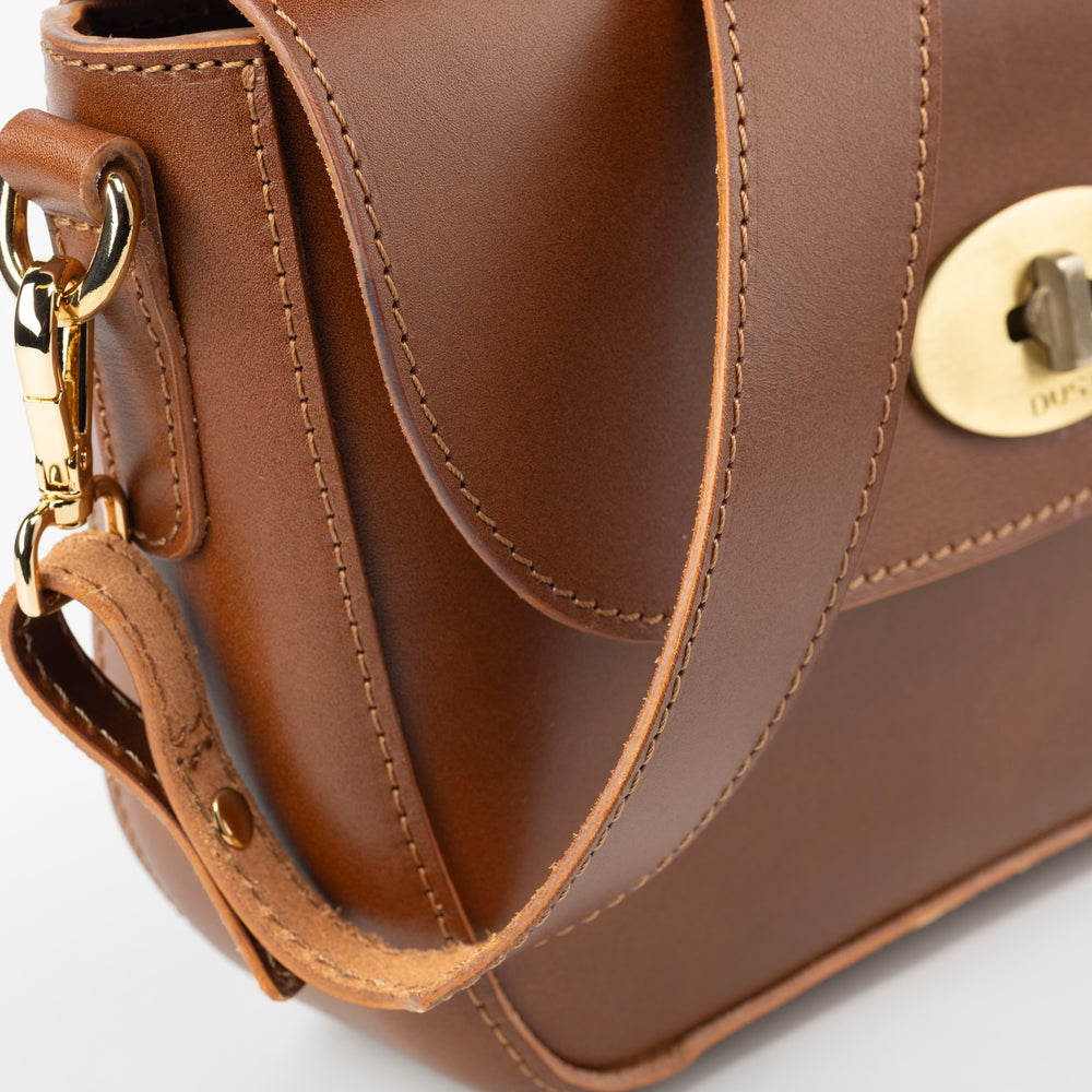 
                      
                        Leather Crossbody Brown Broadway Collection
                      
                    