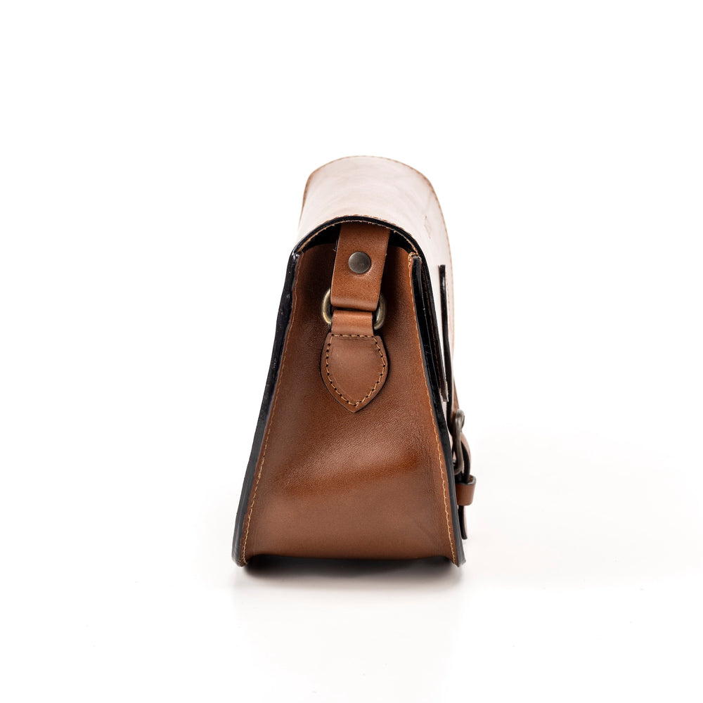 
                      
                        Borsa in pelle marrone collezione Princeton
                      
                    