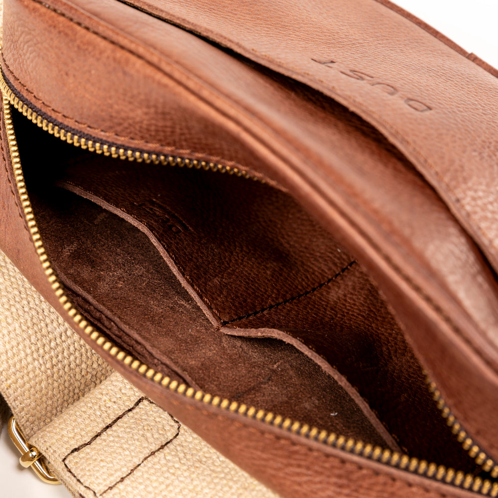 
                      
                        Leather Crossbody Tobacco The Sausalito Collection
                      
                    