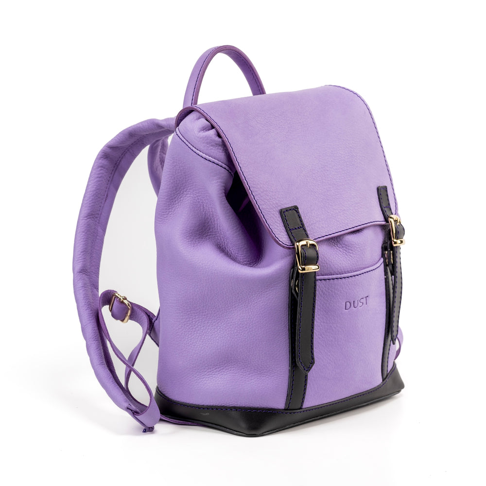 Leather Backpack Lavender Laurel Canyon Collection