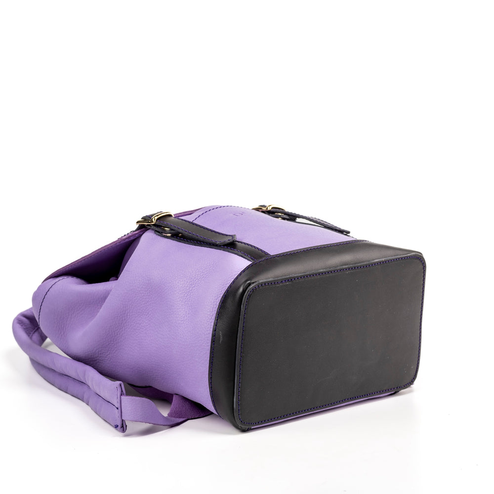 
                      
                        Leather Backpack Lavender Laurel Canyon Collection
                      
                    