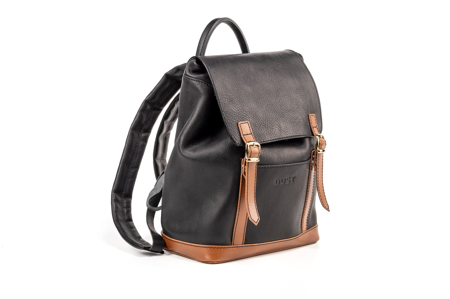 Leather Backpack Black Laurel Canyon Collection