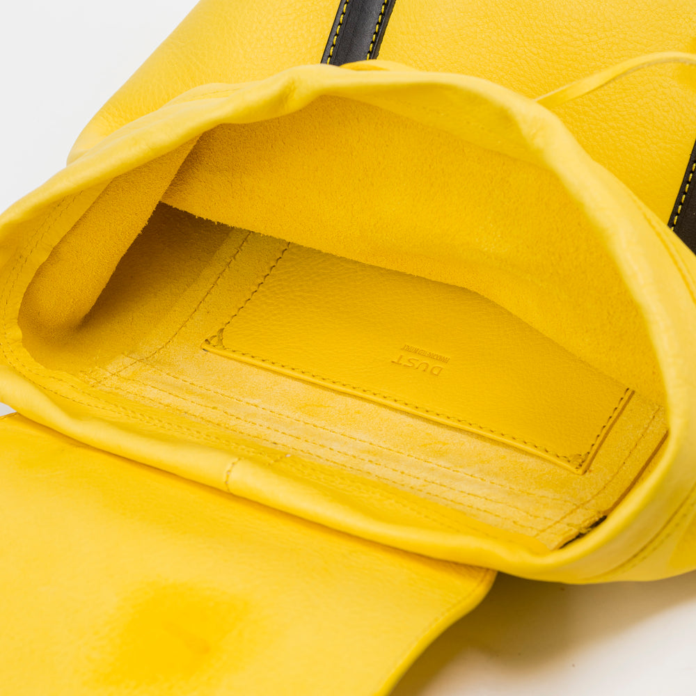 
                      
                        Leather Backpack Yellow Laurel Canyon Collection
                      
                    