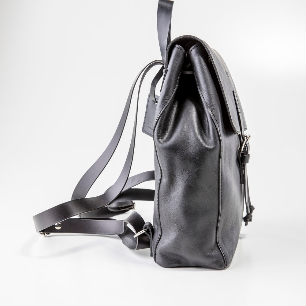 
                      
                        Leather Backpack in Arizona Black Mod 261
                      
                    