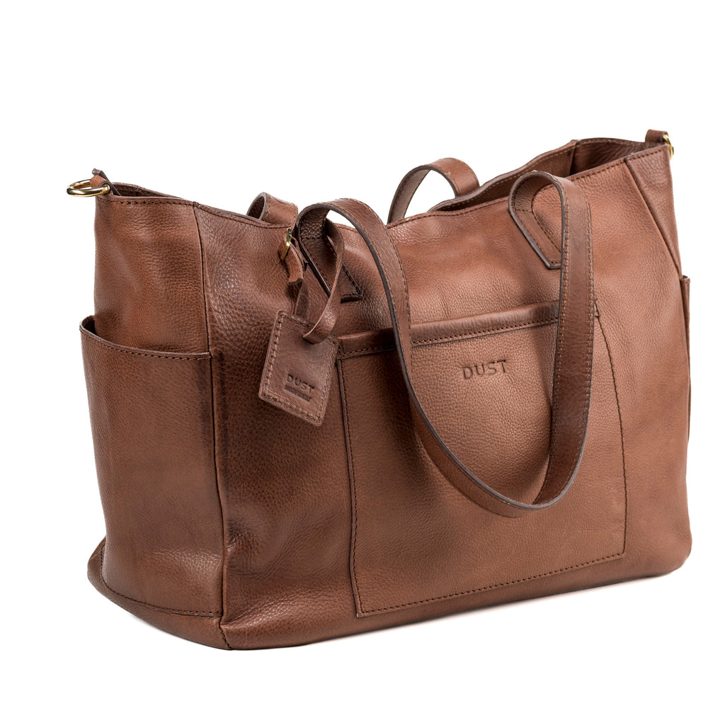 Leather Tote Tobacco Fifth Avenue Collection