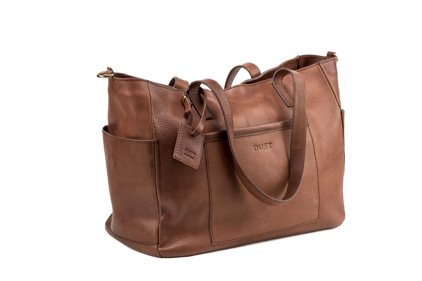 Leather Tote Tobacco Fifth Avenue Collection